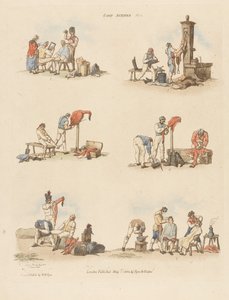 Escenas de campamento, 1803 de William Henry after Pyne